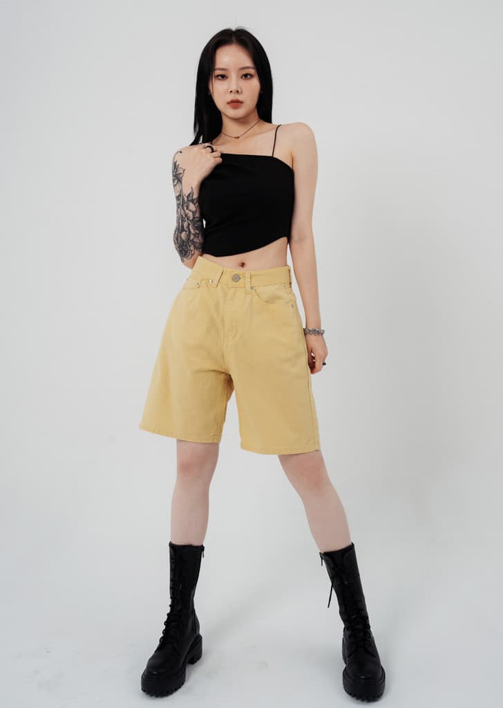 로어 컬러 팬츠_Yellow