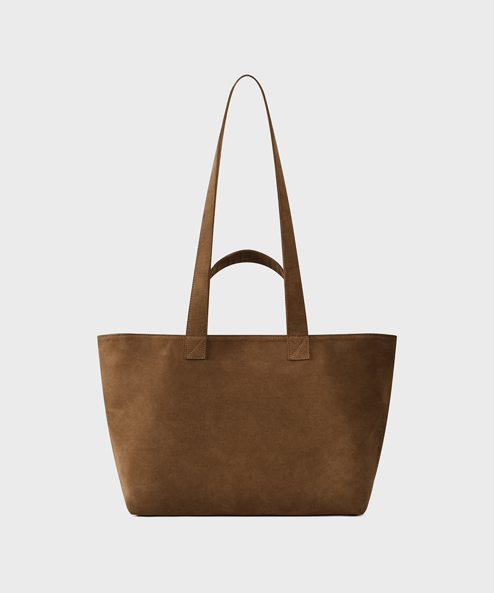 Brick 2way suede bag (Brown)