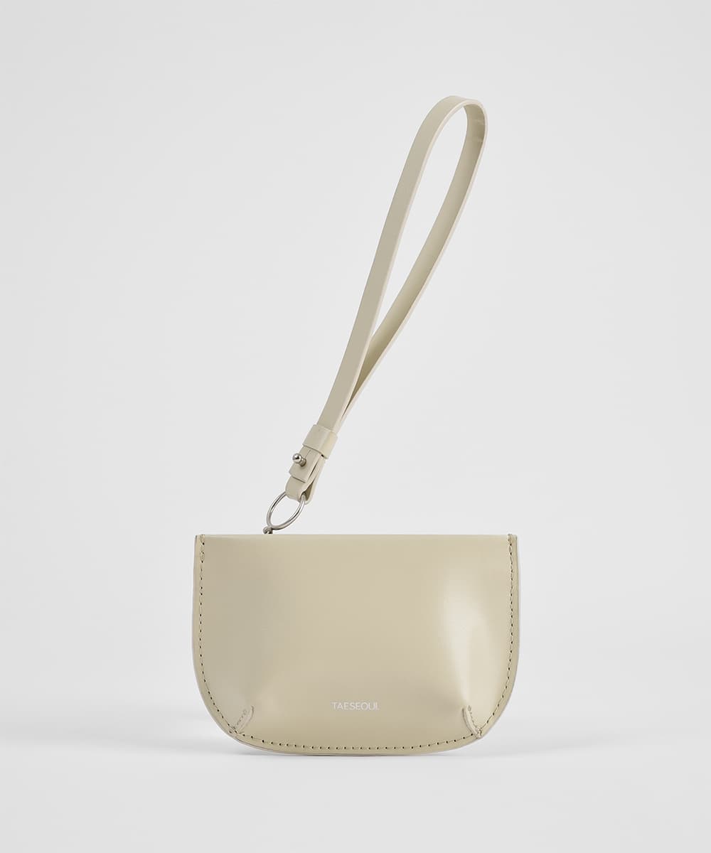 Pebble card wallet (Beige)