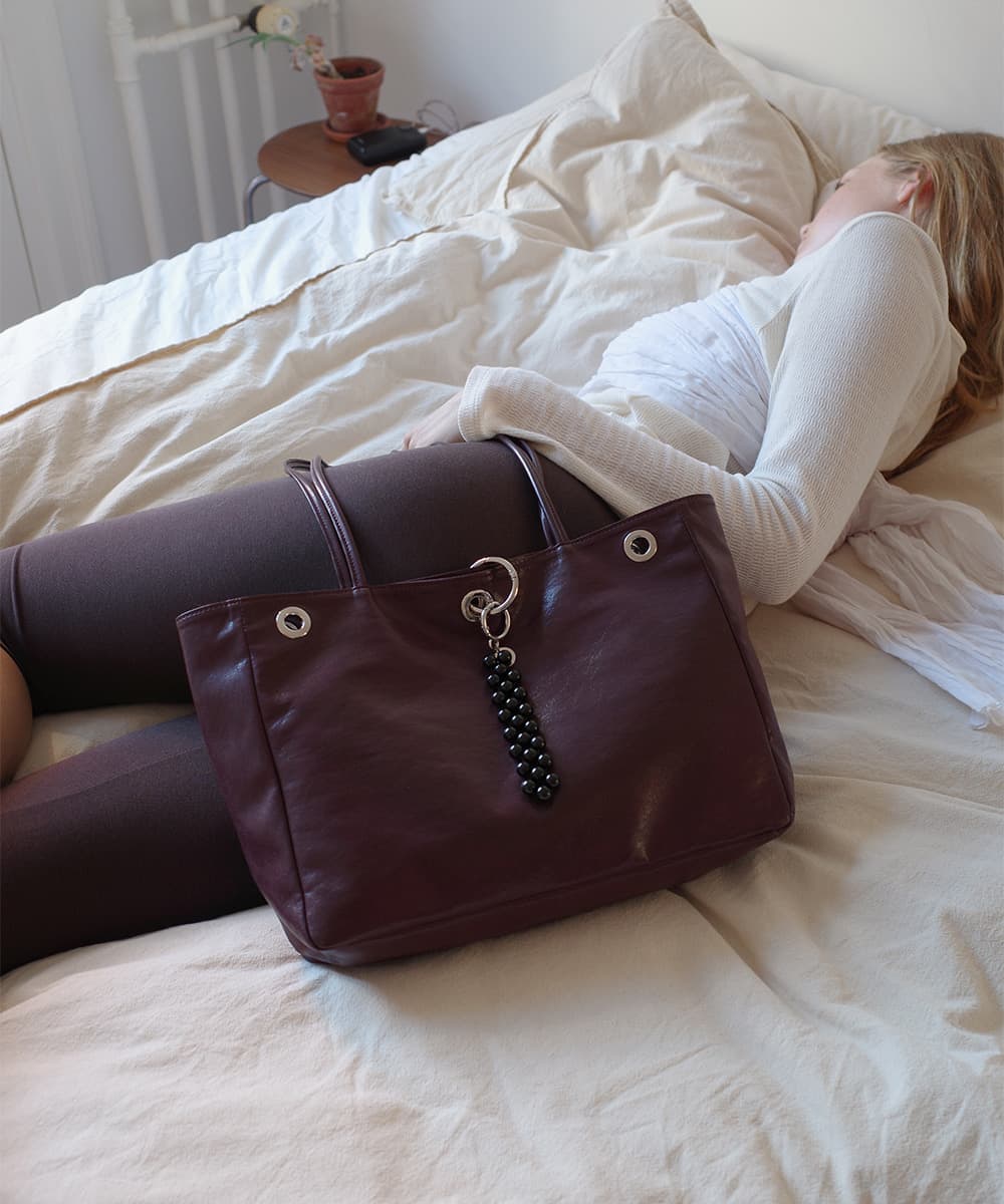Soft loop bag (Deep Burgundy)